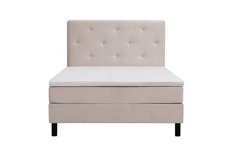 Dream Komplett Sängpaket 120x200 cm Assymetriska knappar - Beige — Basic Home