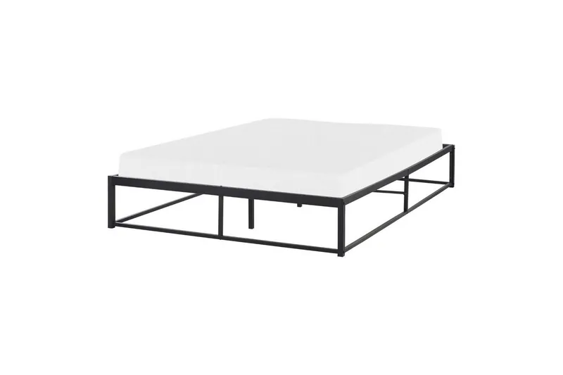 Dubbelsäng Viry med lamellram Svart, 140x200 cm - Svart, 140x200 cm — Svart, 140x200 cm
