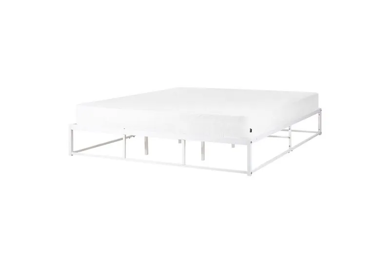 Dubbelsäng Viry med lamellram Vit, 180x200 cm - Vit, 180x200 cm — Vit, 180x200 cm
