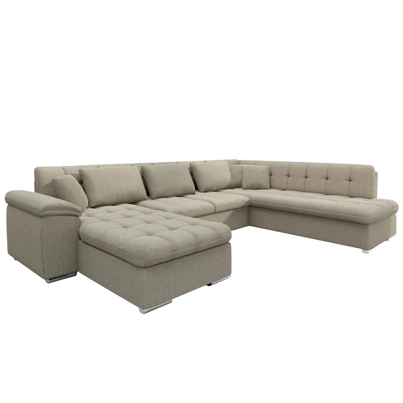 Dynir Bäddsoffa med Divan och Schäslong 5-sits - Beige (Art.nr 3111401) — Beige