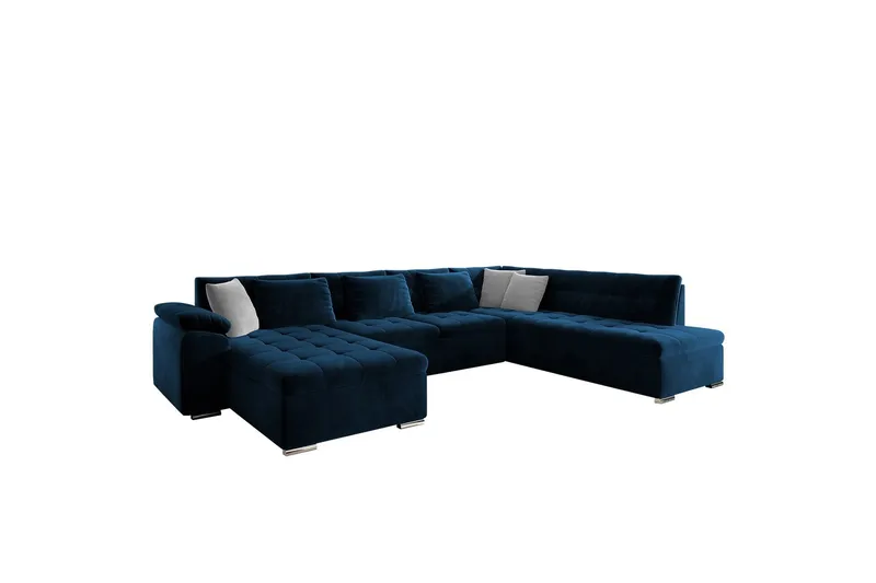 Dynir Soffa med Divan och Schäslong 4-sits - Blå (Art.nr 3068875) — Blå
