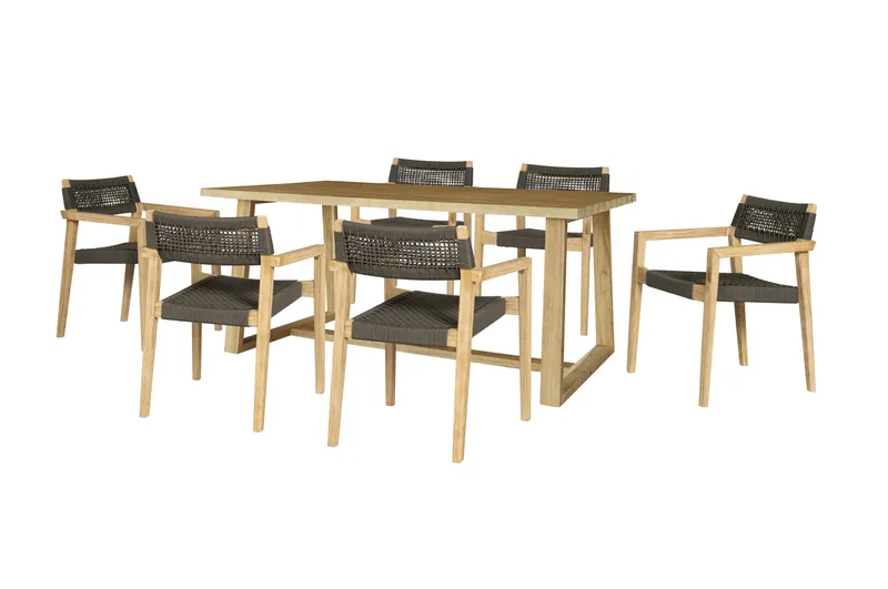Elegant matgrupp \| Sex sittplatser \| Modern design och högkvalitativa material \| Alex