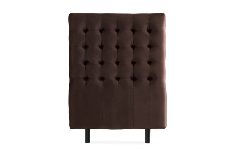 Ella Sänggavel 90 cm Rutig - Brun/Sammet — Brun/Sammet