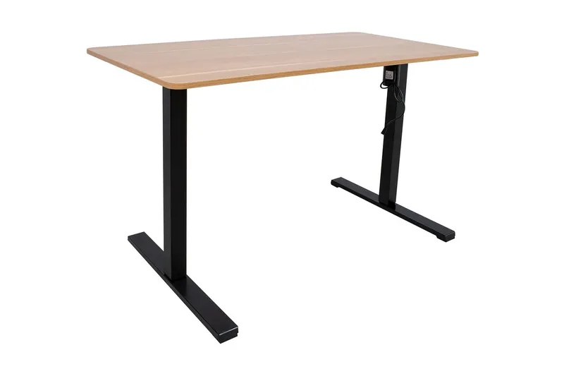 Ergo Optimal Skrivbord med motor 140x70 cm Trä/Svart