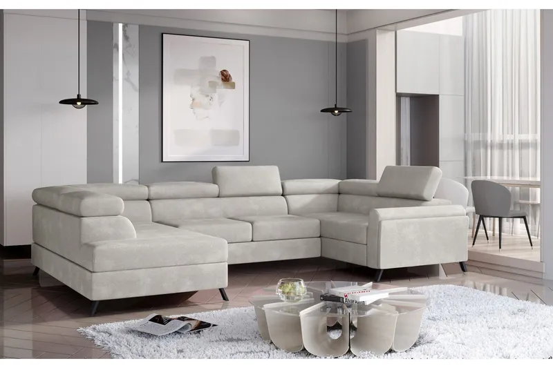 Escadia Hörnsoffa med Schäslong Vänster - Beige — Beige