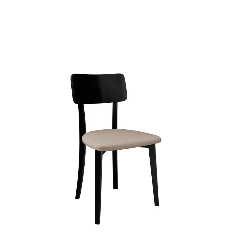 Esher Matstol - svart/beige — svart/beige