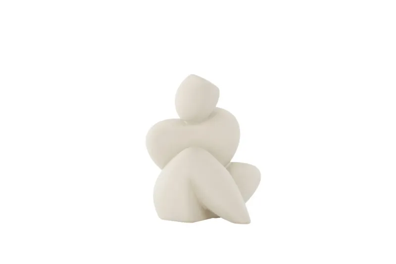 Floda Skulptur 9x14 cm - Ljusgrå — Venture Home