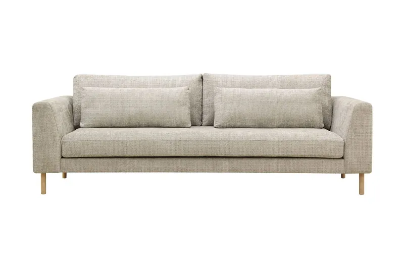 Florenz 3-sits Soffa i Chenille - Grå / Beige (Art.nr 3062132) — Scandi Days