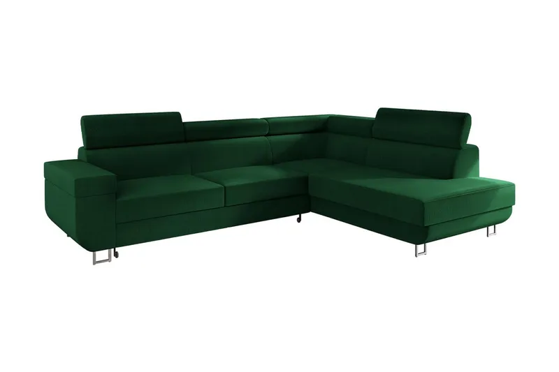 Fonti 3-sits Bäddsoffa Vänster - Grön — Grön