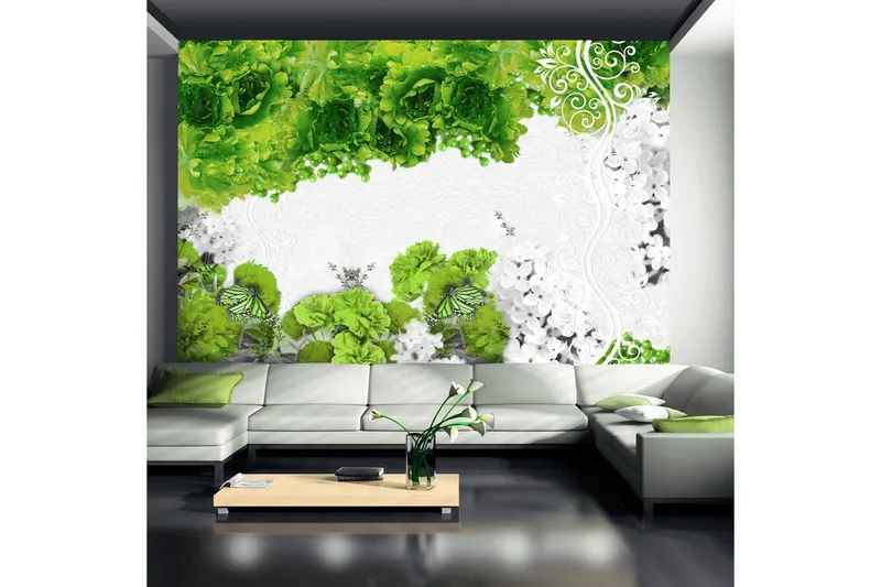 Fototapet Colors Of Spring Green 400x280 - Artgeist sp. z o. o. — Artgeist sp. z o. o.