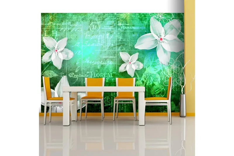 Fototapet Floral Notes III 150x105 - Artgeist sp. z o. o. — Artgeist sp. z o. o.