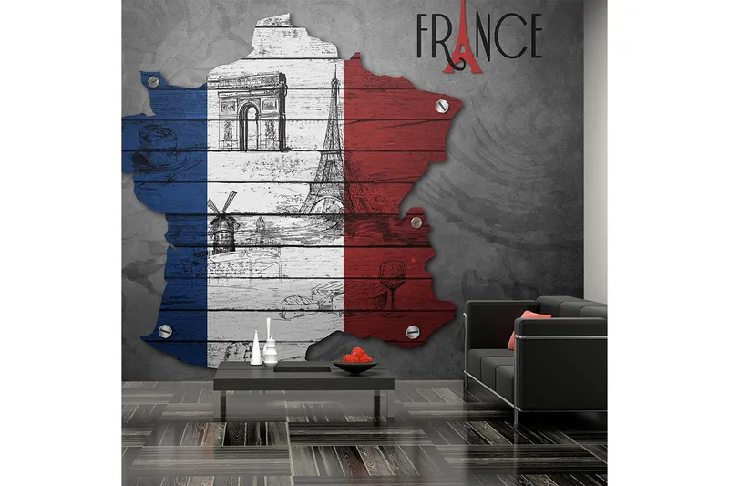 Fototapet France Symbols 350x270 - Artgeist sp. z o. o. — Artgeist sp. z o. o.