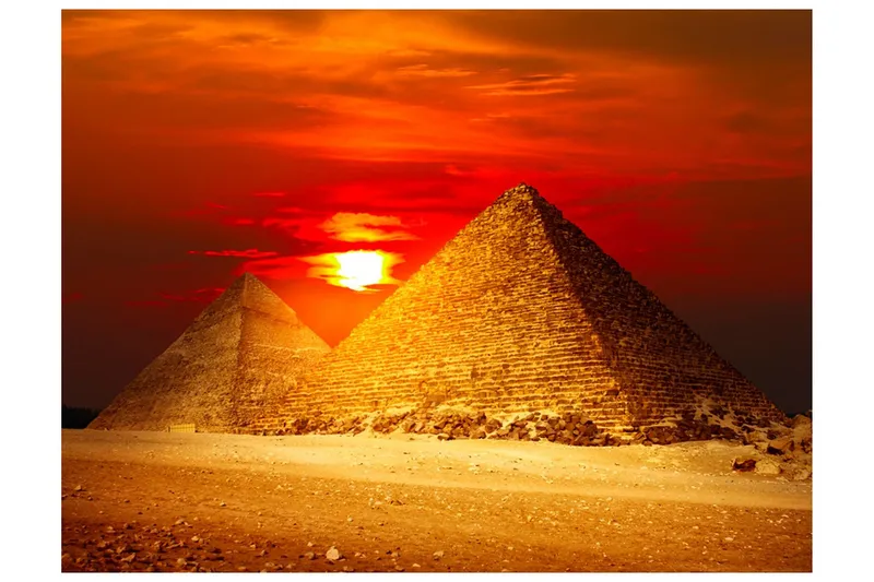 Fototapet Giza Necropolis Solnedgång 250x193 - Artgeist sp. z o. o. — Artgeist sp. z o. o.