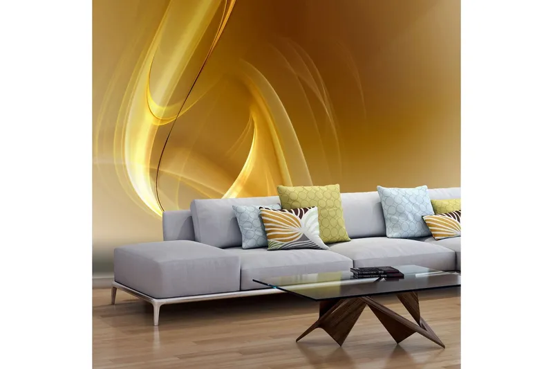 Fototapet Gold Fractal Background 250x193 - Artgeist sp. z o. o. — Artgeist sp. z o. o.