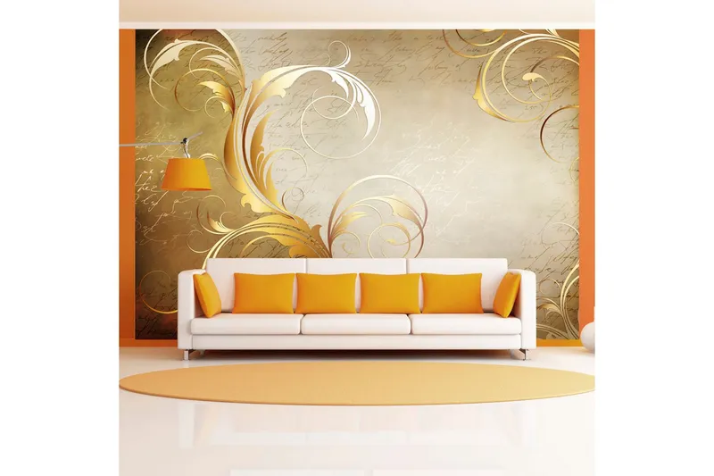 Fototapet Gold Leaf 350x245 - Artgeist sp. z o. o. — Artgeist sp. z o. o.