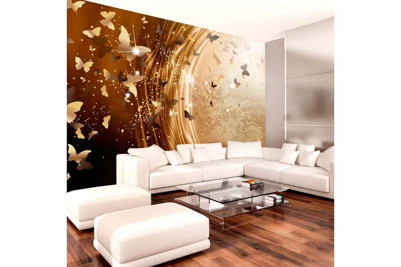 Fototapet Golden Path 100x70 - Artgeist sp. z o. o. — Artgeist sp. z o. o.