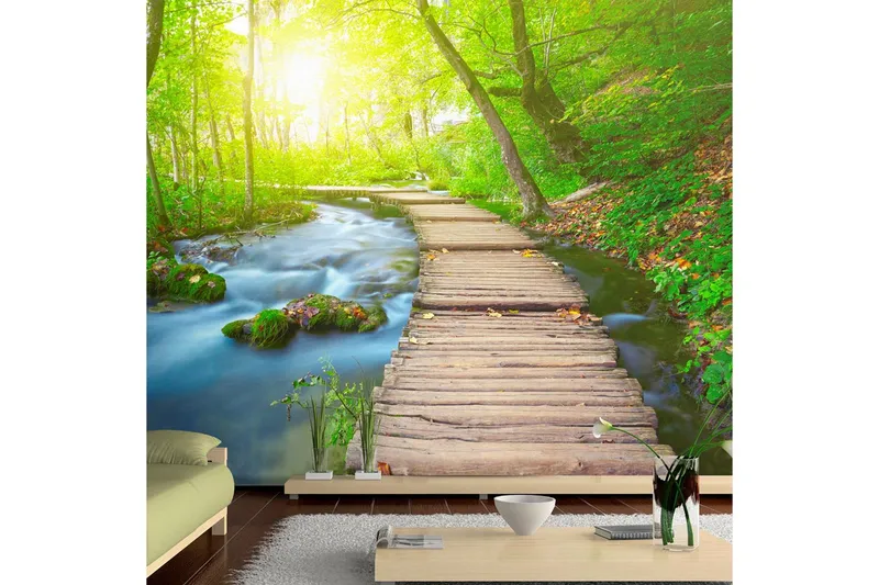 Fototapet Green Forest 400x280 - Artgeist sp. z o. o. — Artgeist sp. z o. o.