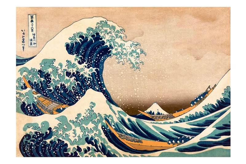 Fototapet Hokusai The Great Wave Off Kanagawa 400x280 - Artgeist sp. z o. o. — Artgeist sp. z o. o.
