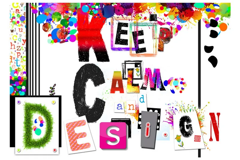 Fototapet Keep Calm And Design 400x280 - Artgeist sp. z o. o. — Artgeist sp. z o. o.