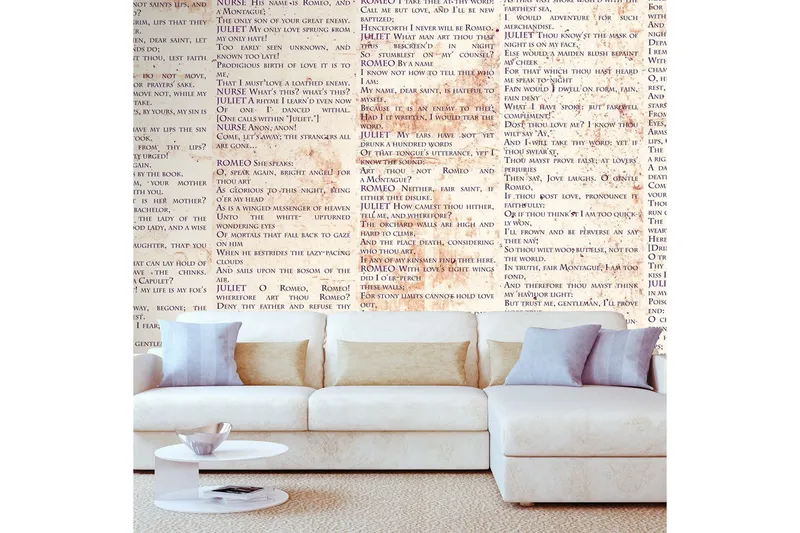 Fototapet Love Language 50x1000 - Artgeist sp. z o. o. — Artgeist sp. z o. o.