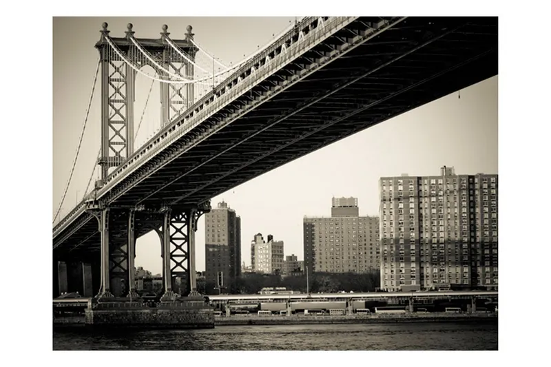 Fototapet Manhattan Bridge New York 200x154 - Artgeist sp. z o. o. — Artgeist sp. z o. o.