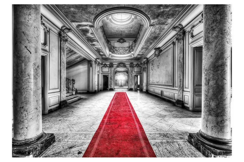 Fototapet Mystery Marble Black And White 150x105 - Artgeist sp. z o. o. — Artgeist sp. z o. o.
