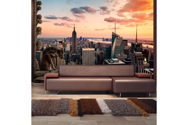 Fototapet New York The Skyscrapers And Sunset 350x245 - Artgeist sp. z o. o. — Artgeist sp. z o. o.