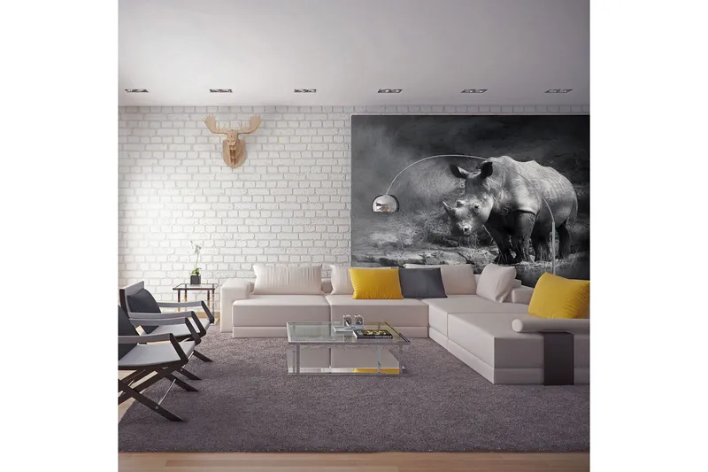 Fototapet Rhino Lost In Dreams 400x309 - Artgeist sp. z o. o. — Artgeist sp. z o. o.