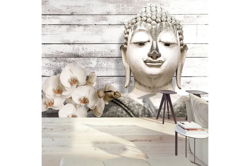 Fototapet Smiling Buddha 400x280 - Artgeist sp. z o. o. — Artgeist sp. z o. o.