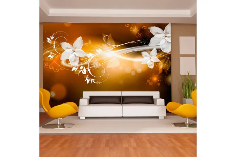 Fototapet Snow Flower 200x140 - Artgeist sp. z o. o. — Artgeist sp. z o. o.