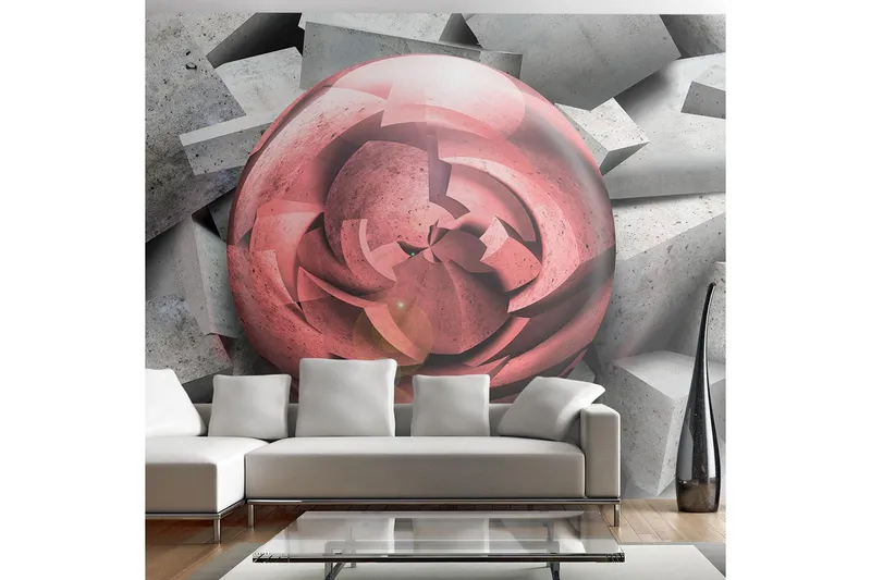 Fototapet Stone Rose 250x175 - Artgeist sp. z o. o. — Artgeist sp. z o. o.