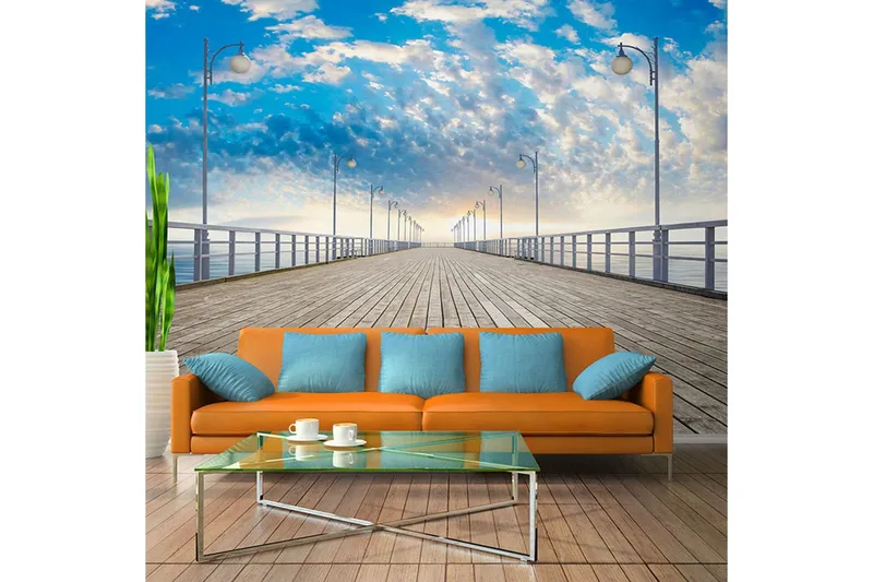 Fototapet The Pier 200x140 - Artgeist sp. z o. o. — Artgeist sp. z o. o.