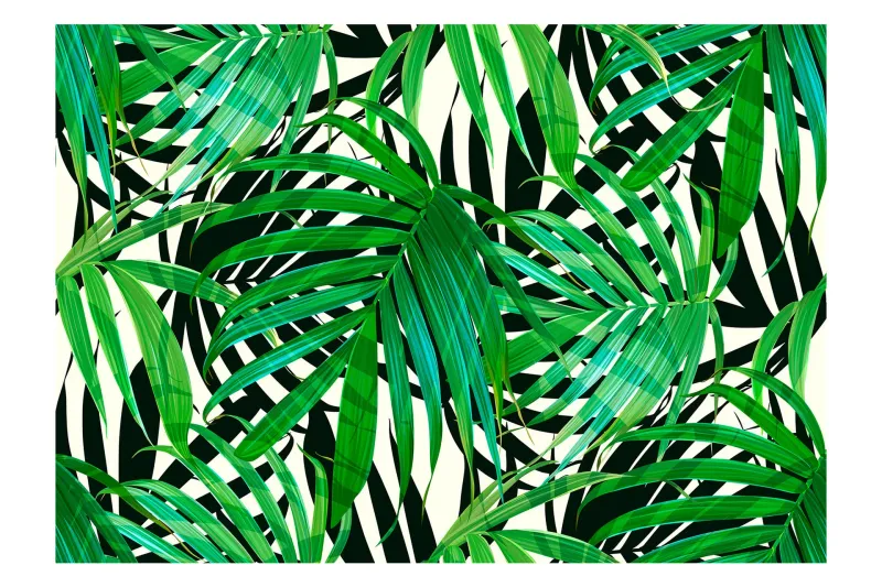 Fototapet Tropical Leaves 100x70 - Artgeist sp. z o. o. — Artgeist sp. z o. o.