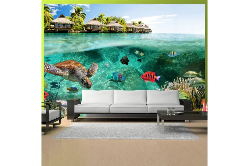 Fototapet Under The Surface Of Water 300x210 - Artgeist sp. z o. o. — Artgeist sp. z o. o.