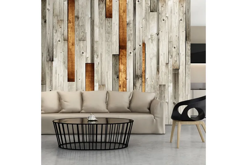 Fototapet Wooden Theme 150x105 - Artgeist sp. z o. o. — Artgeist sp. z o. o.