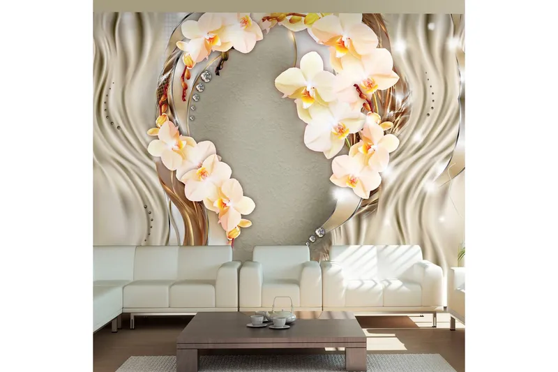 Fototapet Wreath Of Orchids 350x245 - Artgeist sp. z o. o. — Artgeist sp. z o. o.