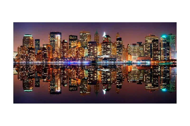 Fototapet XXL Gold Reflections NYC 550x270 - Artgeist sp. z o. o. — Artgeist sp. z o. o.