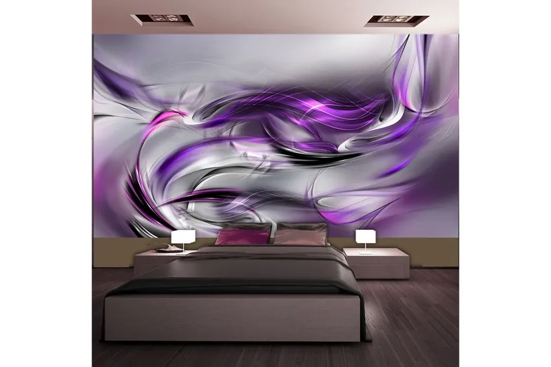 Fototapet XXL Purple Swirls II 500x280 - Artgeist sp. z o. o. — Artgeist sp. z o. o.