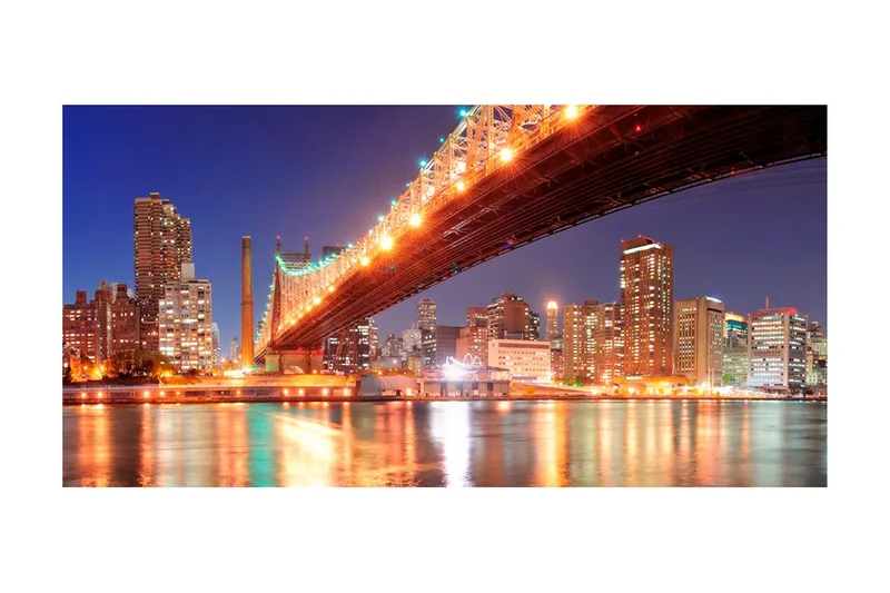 Fototapet XXL Queensborough Bridge New York 550x270 - Artgeist sp. z o. o. — Artgeist sp. z o. o.