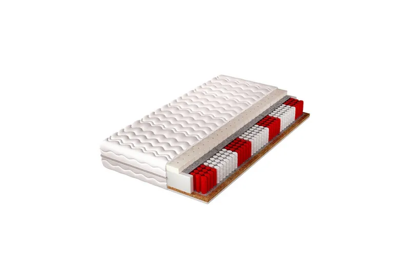 Freeborn Resårmadrass 120x200 cm - Vit — Vit
