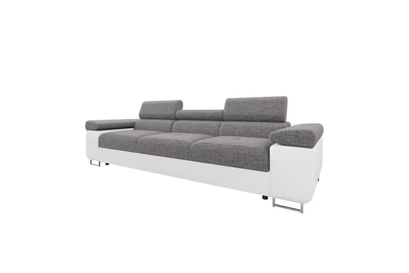 Gabina Soffa 3-sits - Vit/Grå — Vit/Grå