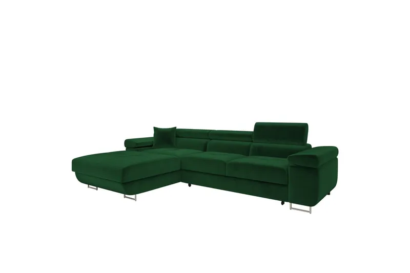 Gabina Soffa med Divan 3-sits - Grön (Art.nr 3068966) — Grön