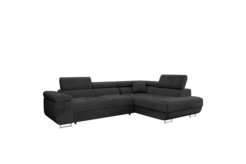 Gabina Soffa med Schäslong 3-sits - Svart (Art.nr 3068847) — Svart