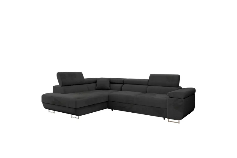Gabina Soffa med Schäslong 3-sits - Svart (Art.nr 3068814) — Svart