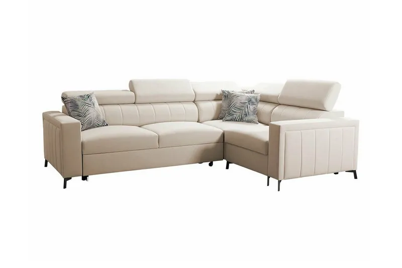 Galbally 3-sits Hörnbäddsoffa beige (Art.nr 3021589)