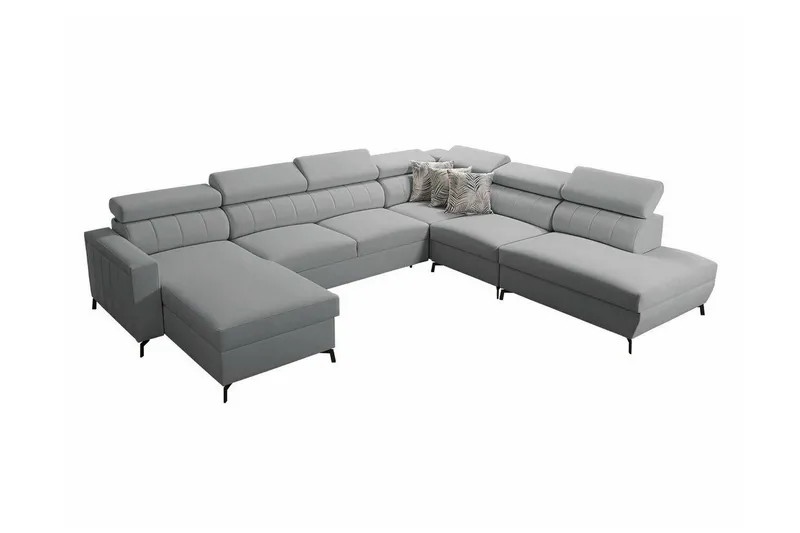 Galbally 5-sits Hörnbäddsoffa Light grey/Dark grey (Art.nr 3021682)