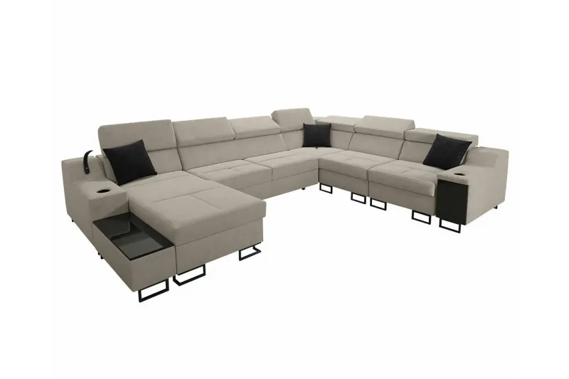 Galbally 5-sits Hörnsoffa beige