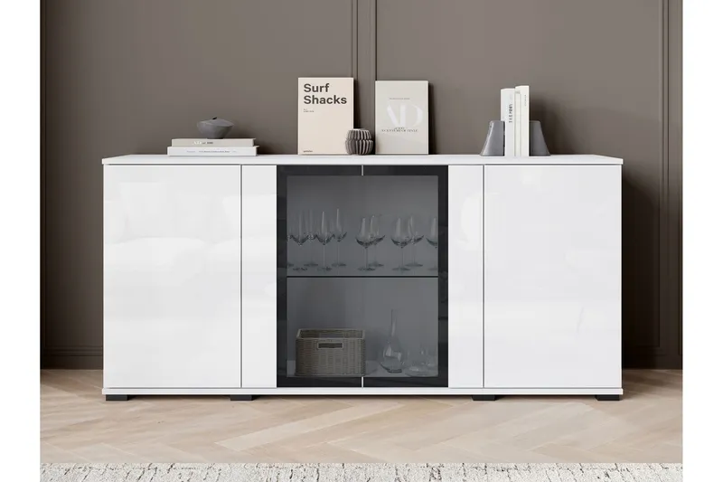 Gamal Skänk 150x40 cm - Svart (Art.nr 3099546) — Svart