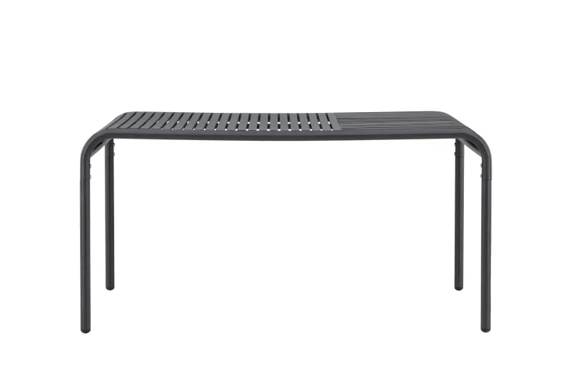 Gardeno Matbord Utomhus 90x150 cm utebord i aluminium - Svart — Comfort Garden
