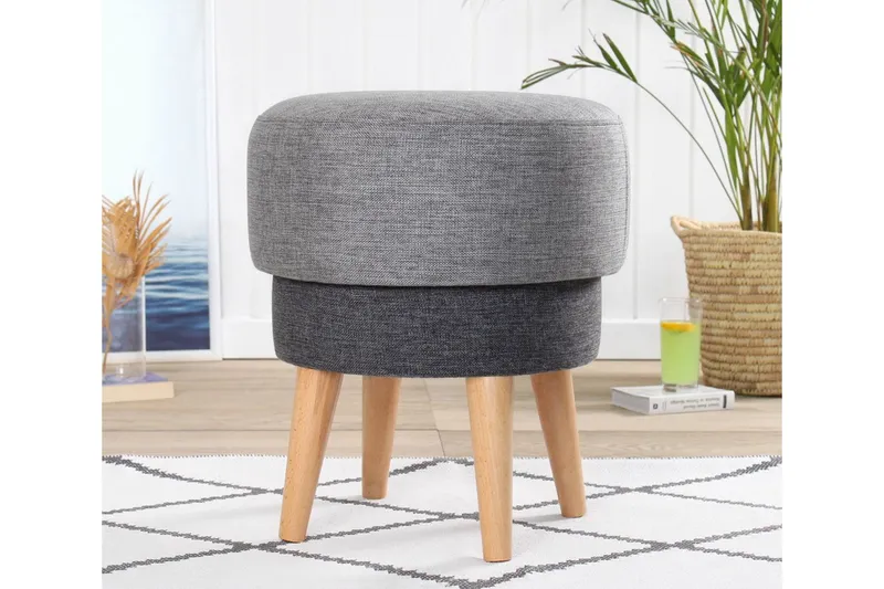 Giovas Sittpuff 47 cm - Grå — Grå